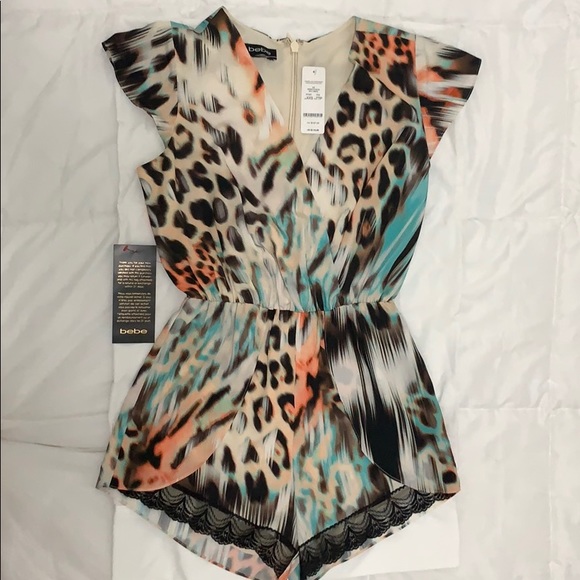 bebe Pants - BEBE ROMPER - SIZE XXS